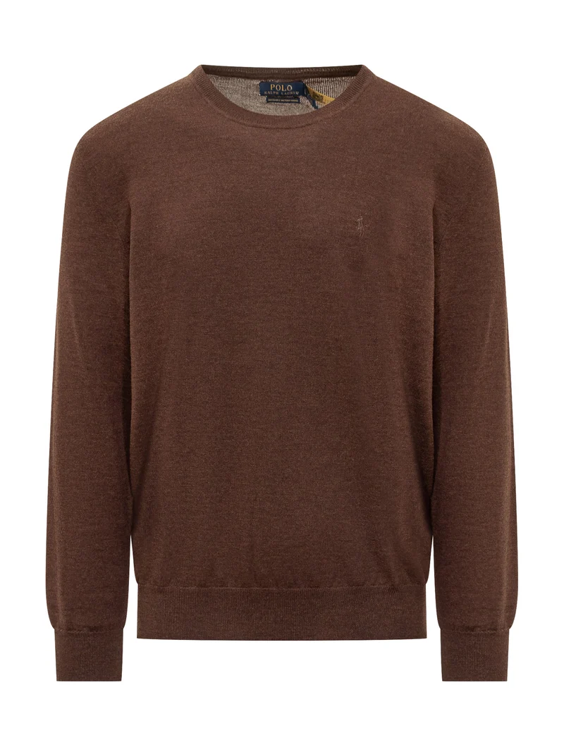 Maglia Marrone Girocollo Polo Ralph Lauren