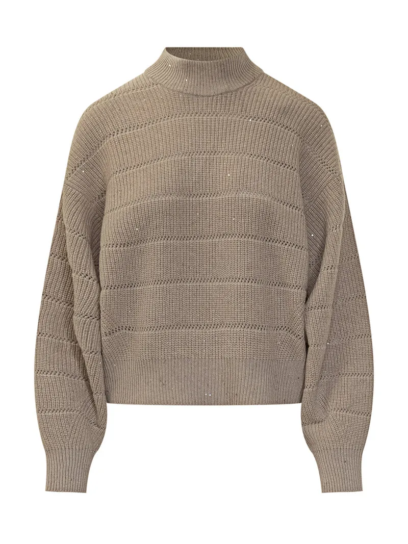Maglia a coste Brunello Cucinelli