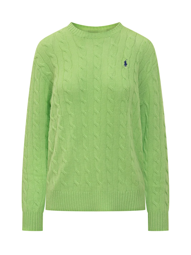 Maglione Treccia Verde POLO RALPH LAUREN