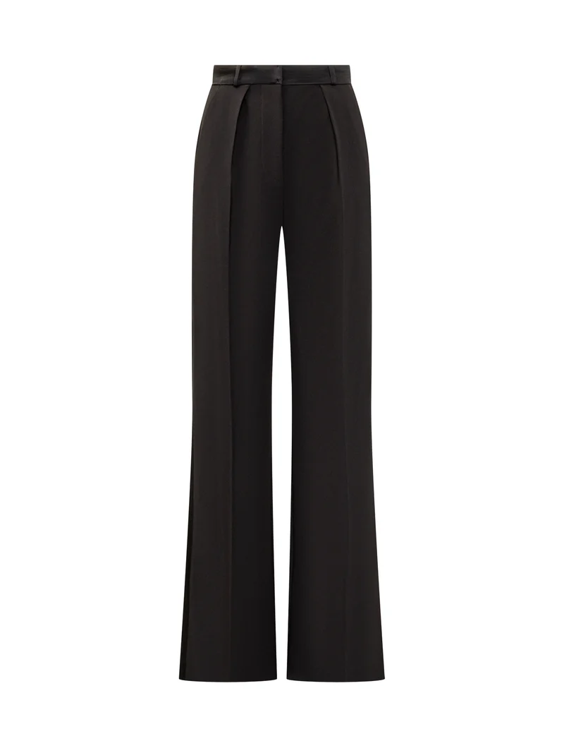 Pantaloni a palazzo con cintura Elisabetta Franchi