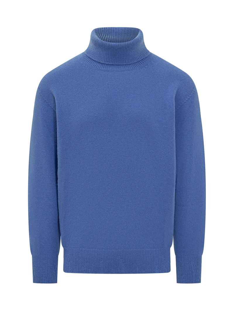 Amaranto Dolcevita Blu in Lana