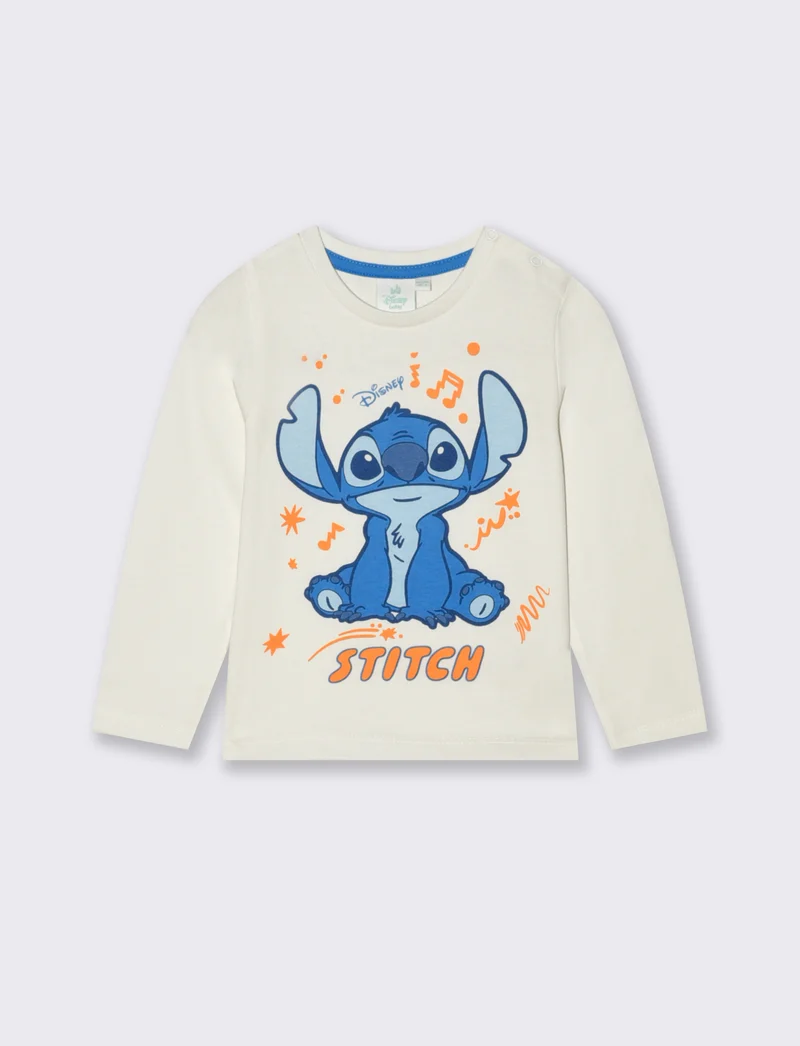 Maglietta Stitch - Bianco latte
