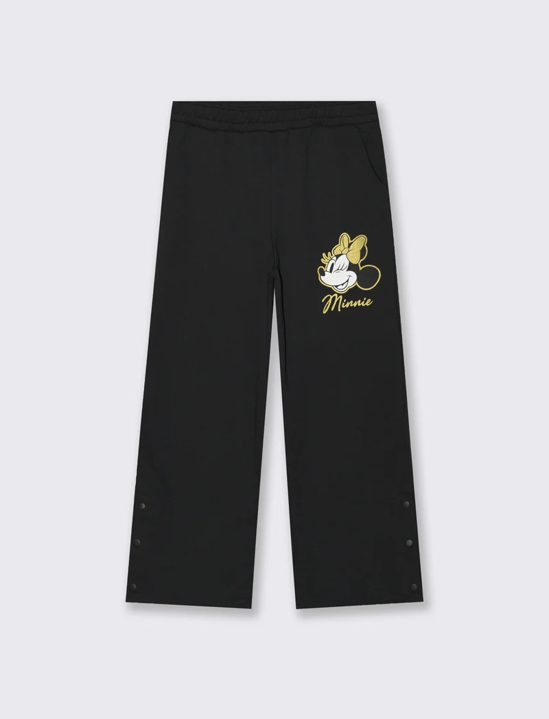 Jogger in felpa Disney Minnie - Nero