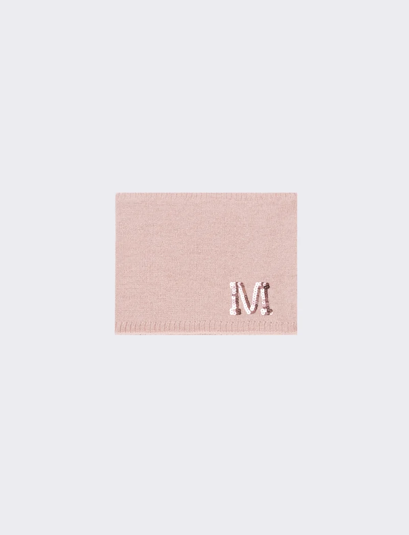 Collo bambina con lettera paillettes - Var 4
