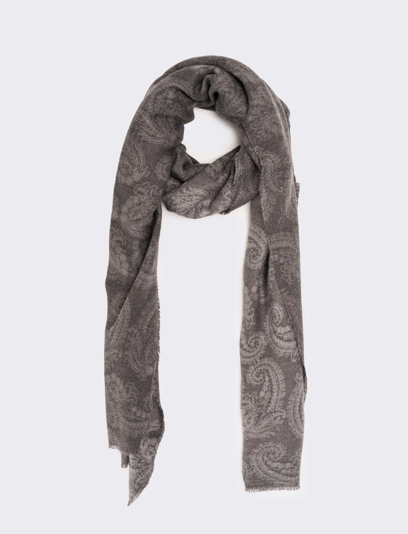 Foulard paisley donna - Nero