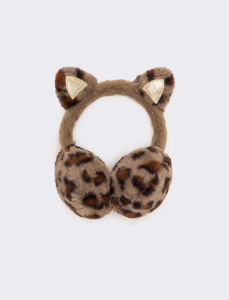 Copriorecchie leopardato con orecchie - Moro