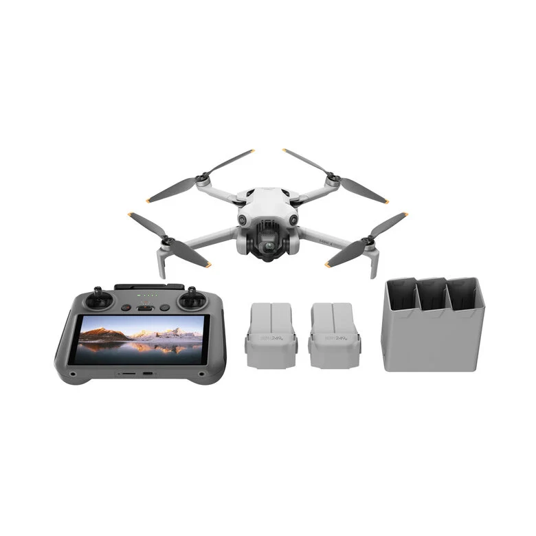 DJI Mini 4 Pro Fly More Combo (RC 2) Drone 4 rotori Quadrirotore 48 MP 3840 x 2160 Pixel 2590 mAh Nero, Bianco
