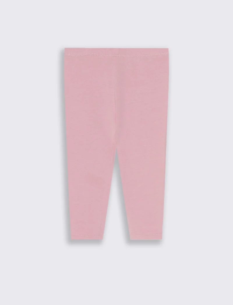 Leggings basici in tinta unita - Rosa