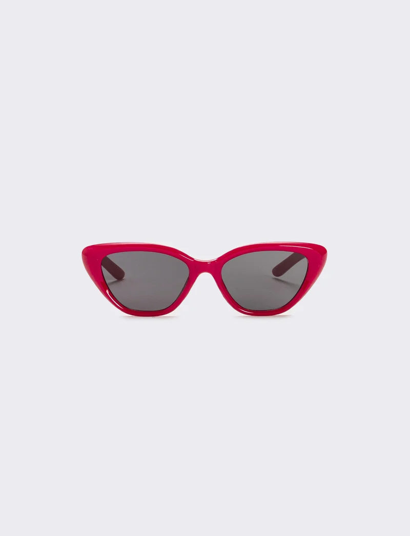 Occhiali da sole forma a gatta - Fuxia
