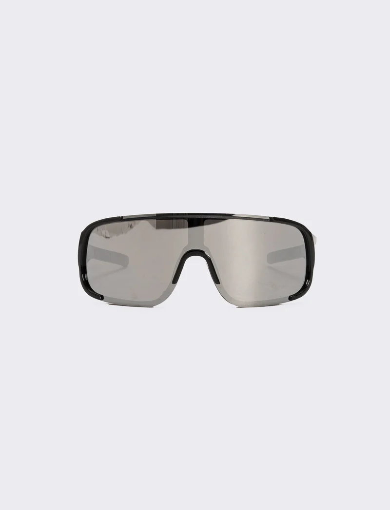 Occhiali a maschera con lente a specchio - Nero