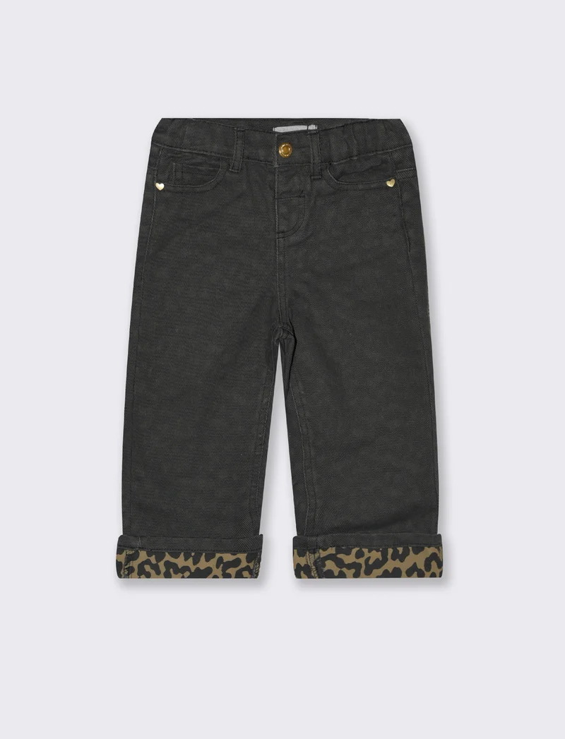 Jeans risvolto maculato - Maculato