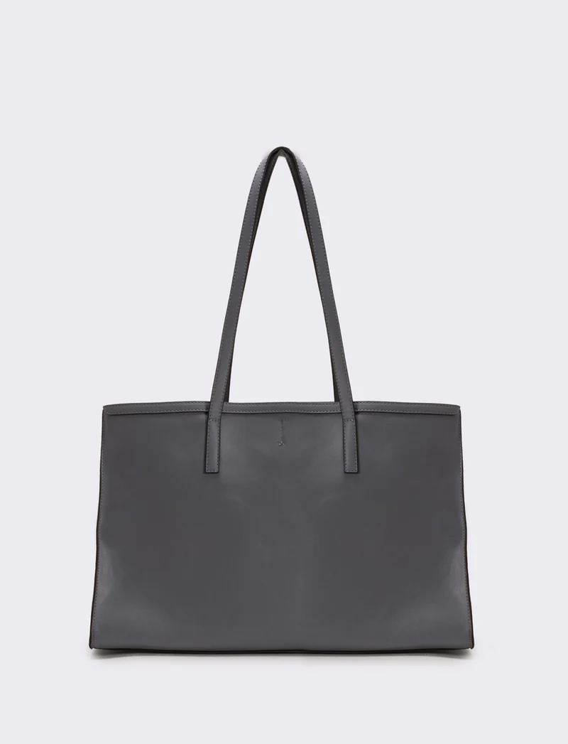 Borsa shopping basic donna - Grigio