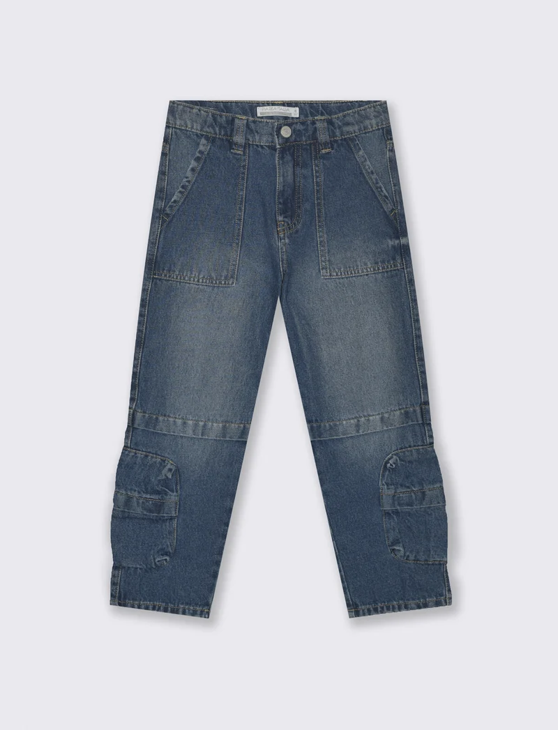 JEANS MULTICARGO - Denim