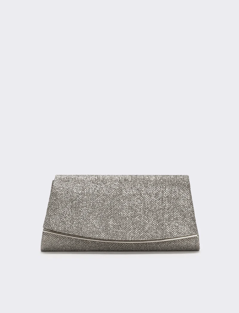 Borsa donna pochette party - Argento