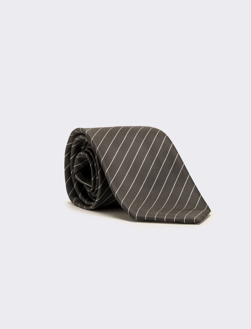 Cravatta uomo regimental - Grigio
