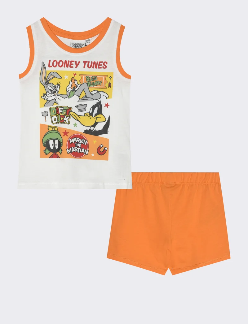 Set Looney Tunes da neonato - Bianco