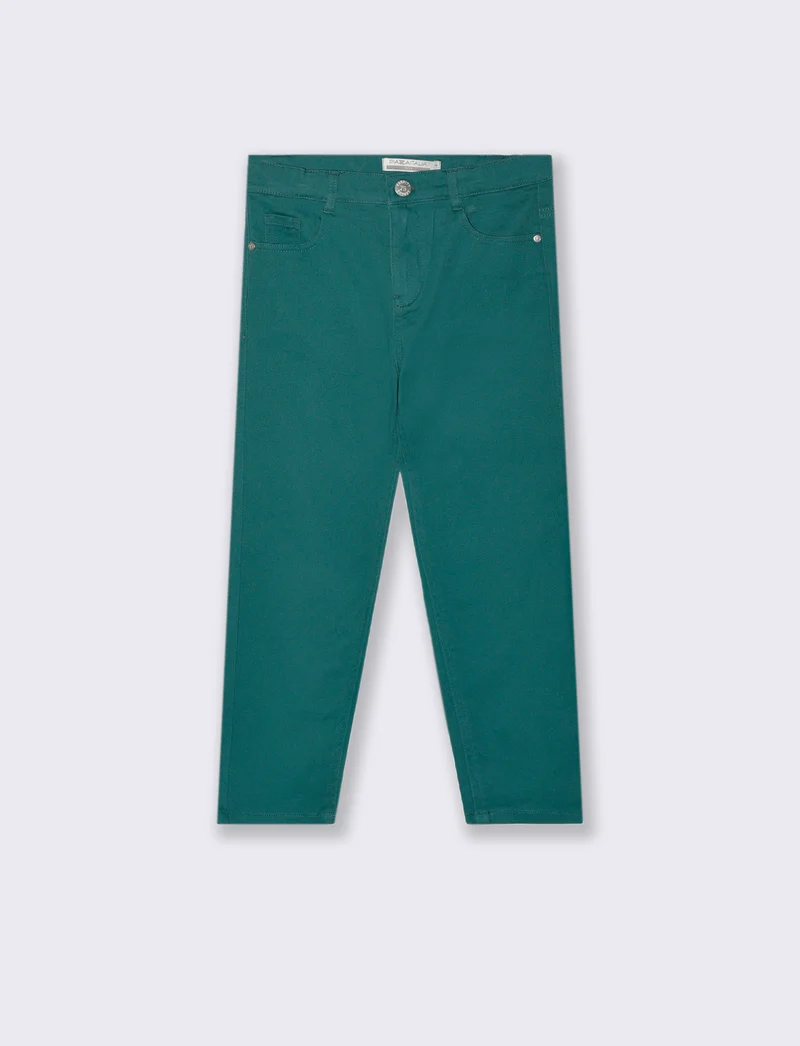 PANTALONI CINQUE TASCHE - Verde