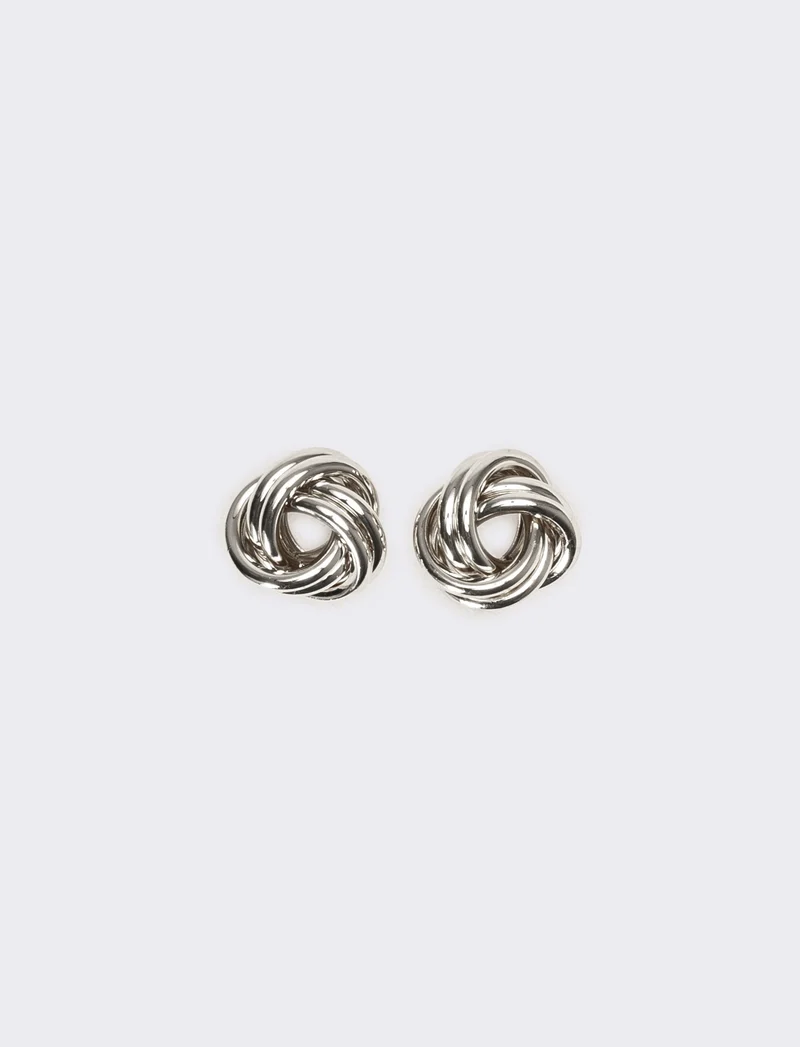 Orecchini donna nodo - Argento