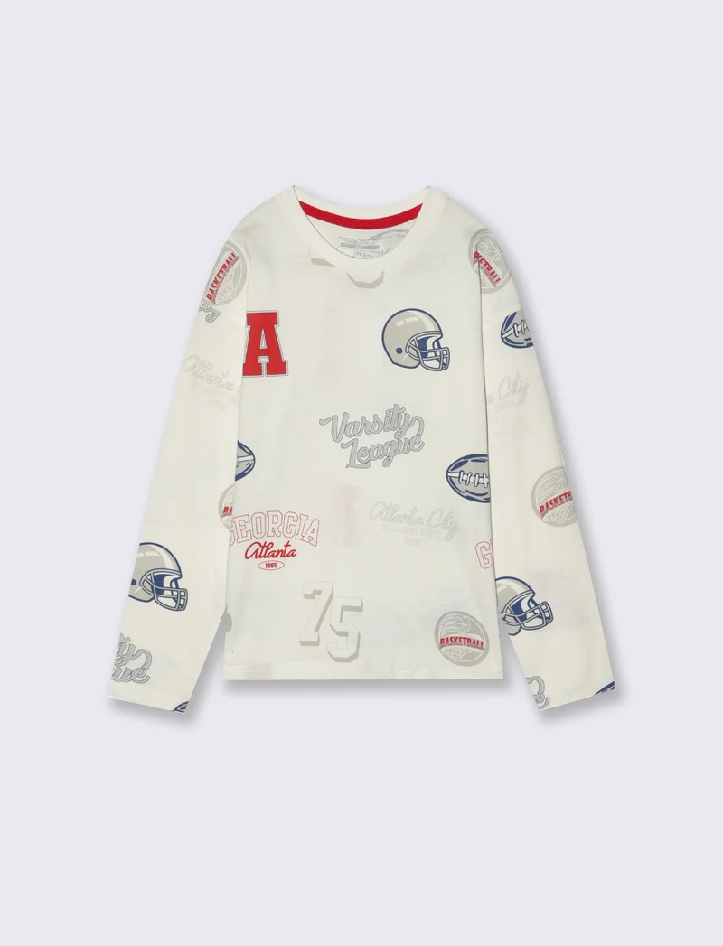 T-shirt stampata. - Fantasia