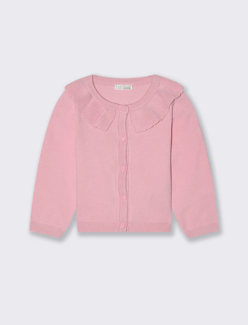 MAGLIETTA CON COLLETTO - Rosa