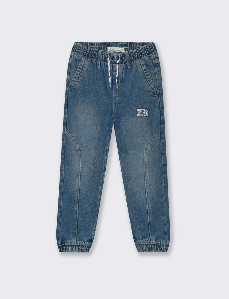 Jogging in denim. - Denim