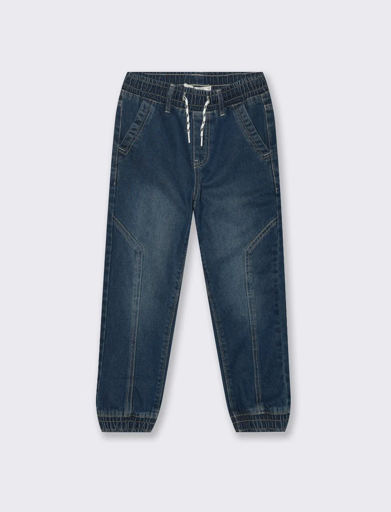 Jogging in denim. - DENIM SCURO