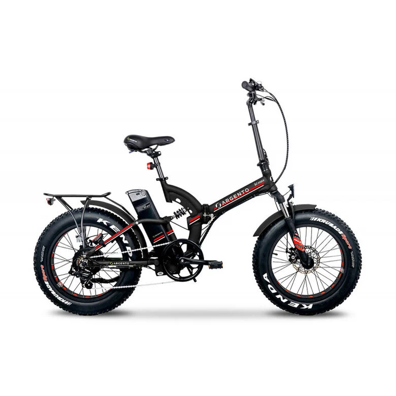 Argento Bike Bi Max+ Nero, Rosso Alluminio 50,8 cm (20") 25 kg