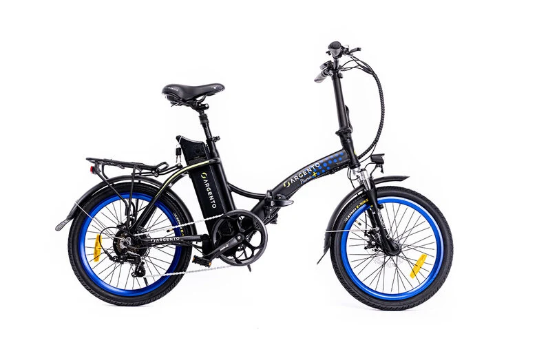 Argento Bike Piuma+ Nero, Blu, Grigio Alluminio 50,8 cm (20") 19,1 kg