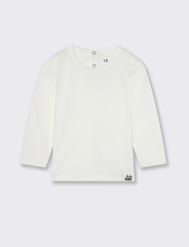 T shirt tinta unita - Bianco latte