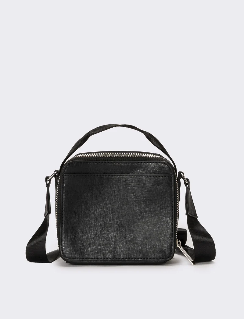 Borsa uomo a mano e tracolla - Nero