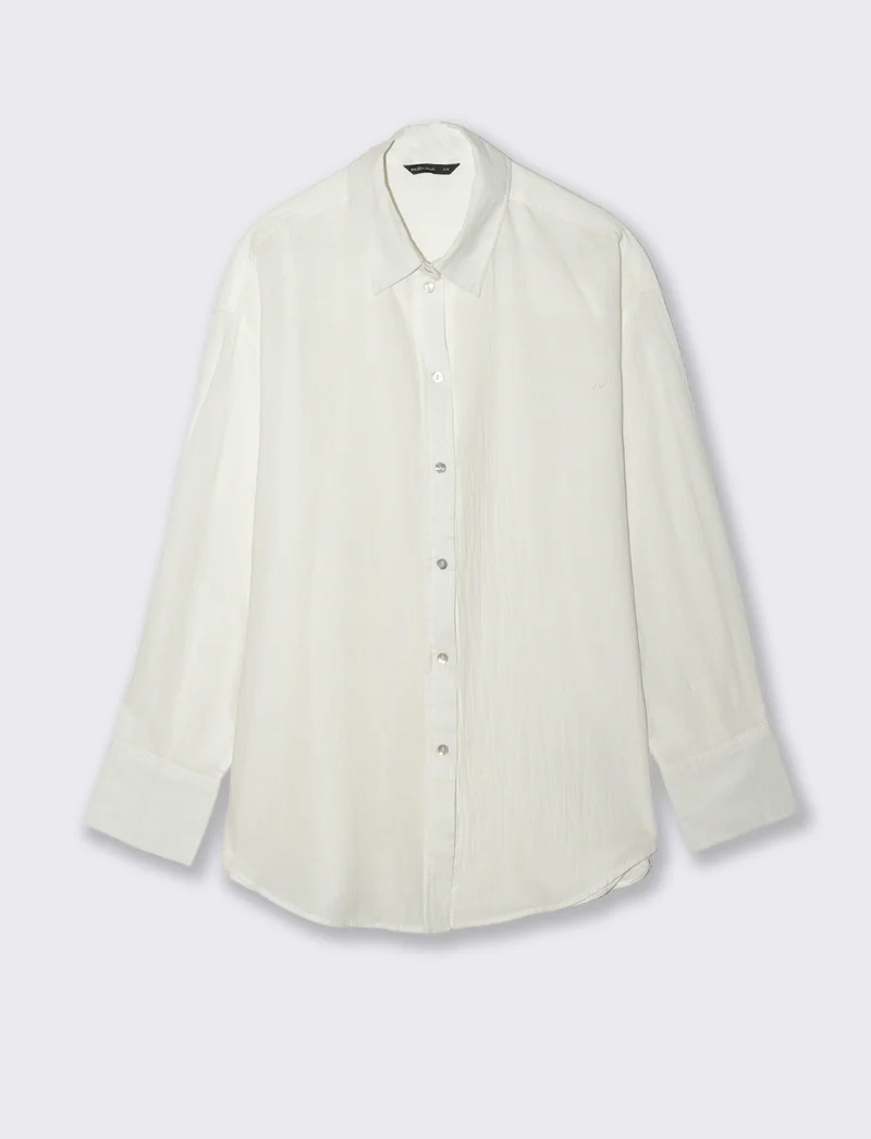 CAMCIA OVER - Bianco latte