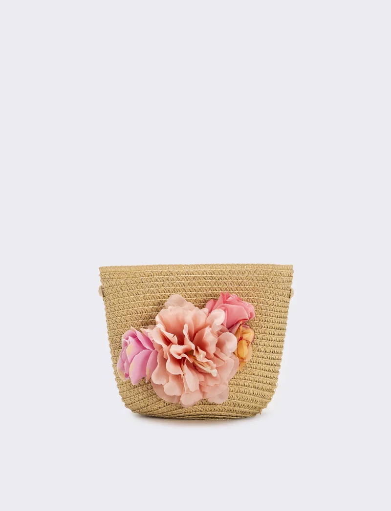 Tracollina bambina con fiori - Multicolore