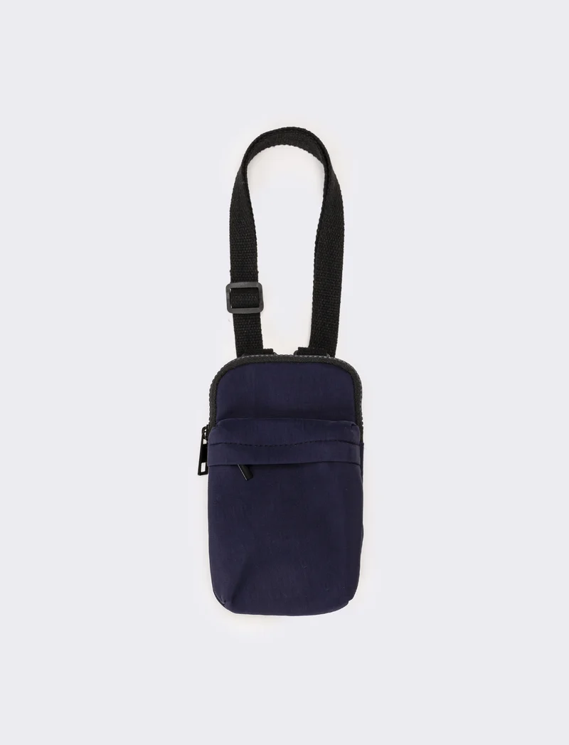 Tracollina uomo in nylon - Blu