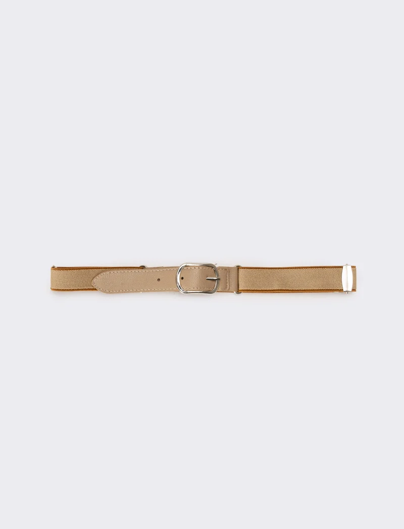 Cintura bambino elastica regolabile - Beige