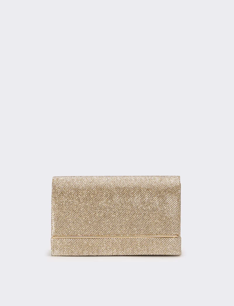 Pochette donna cerimonia in lurex - Oro