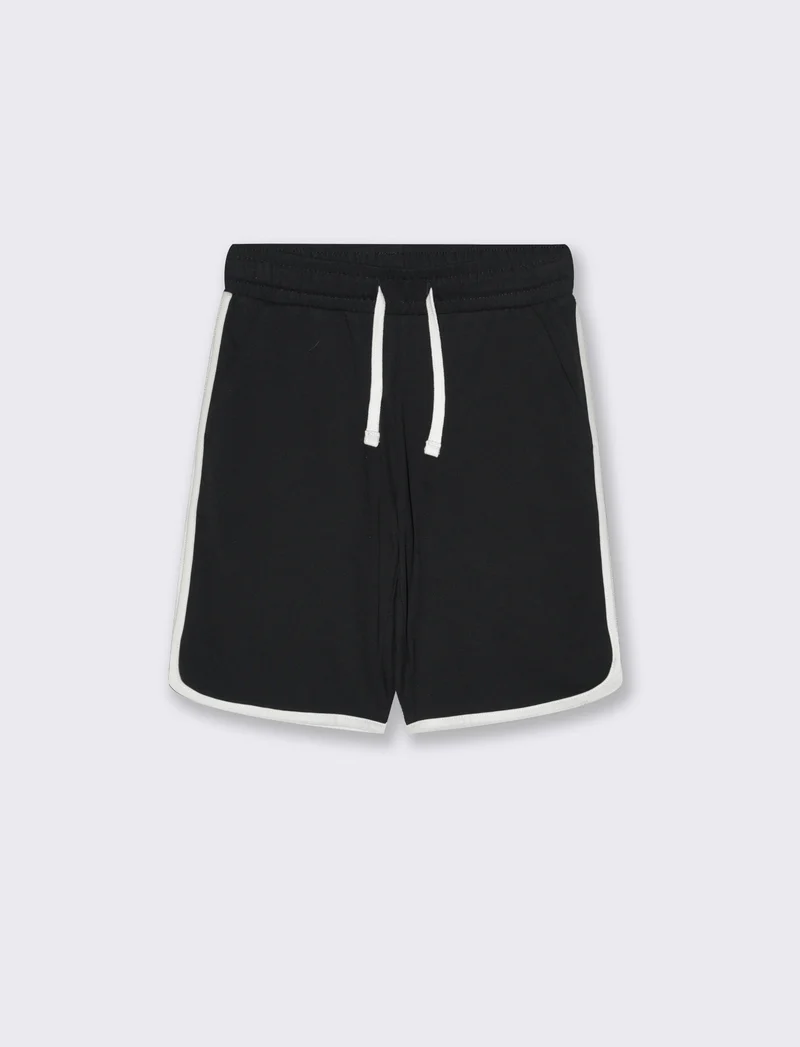 Bermuda modello baseball da bambino - Nero