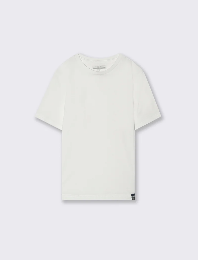 T-shirt mezza manica da bambino - Bianco