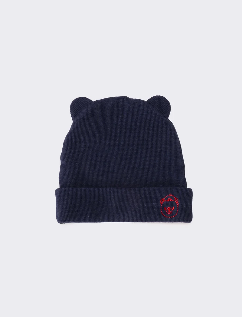 Cappello neonato cuffia con orecchie - Bluette