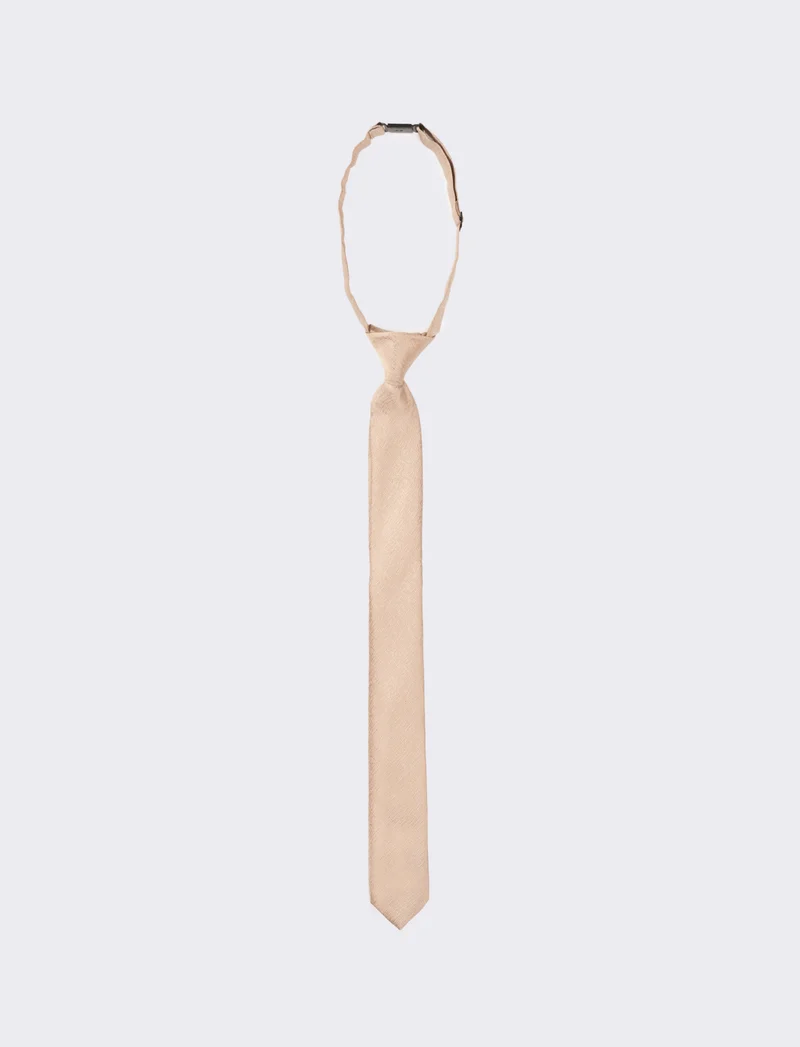 Cravatta nodo bambino - Beige