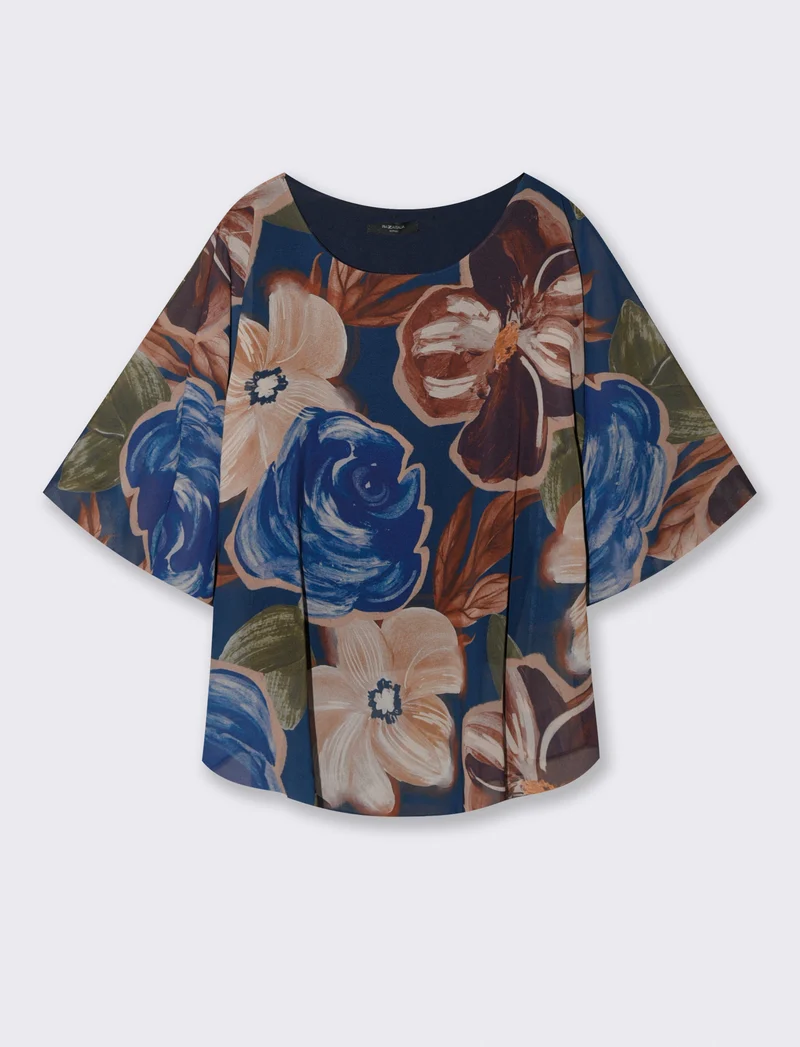 CASACCA STAMPATA - Blu
