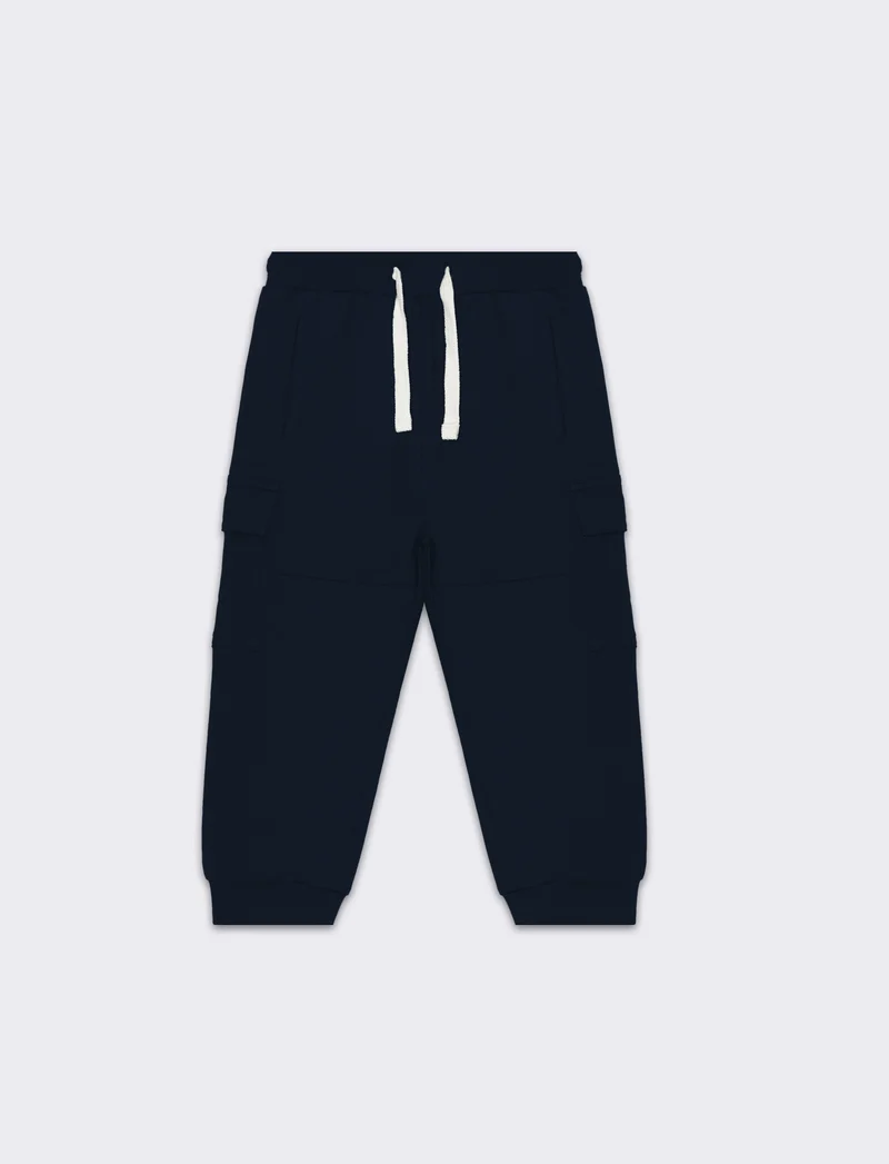 Jogger in felpa da neonato - Blu