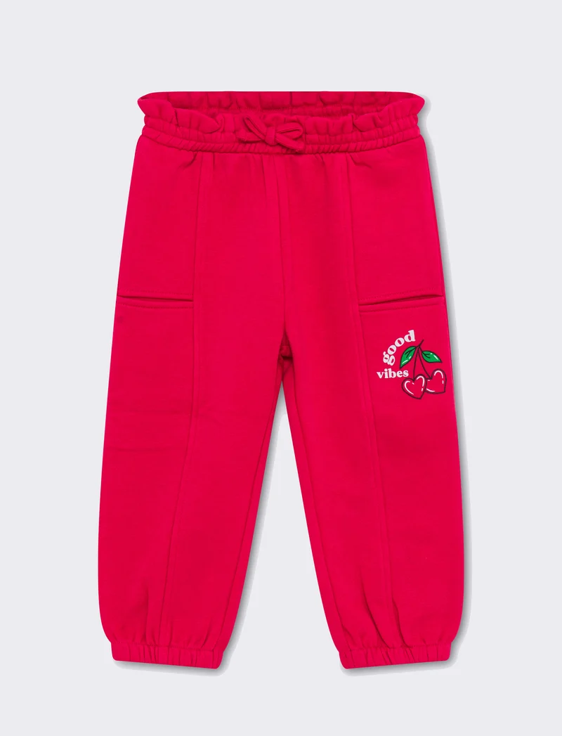 Pantafitness con tasche da neonata - Fuxia