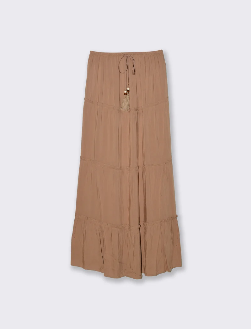 Gonna lunga da donna - Caramello