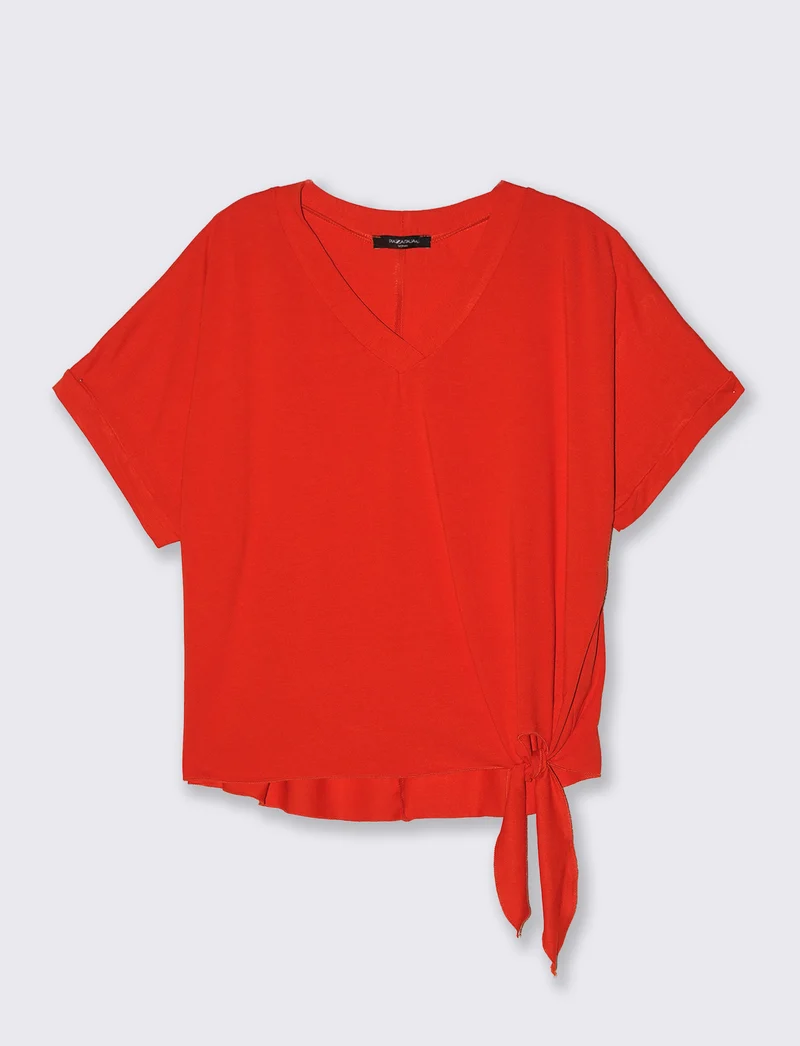 T-SHIRT MANICA CORTA - Corallo