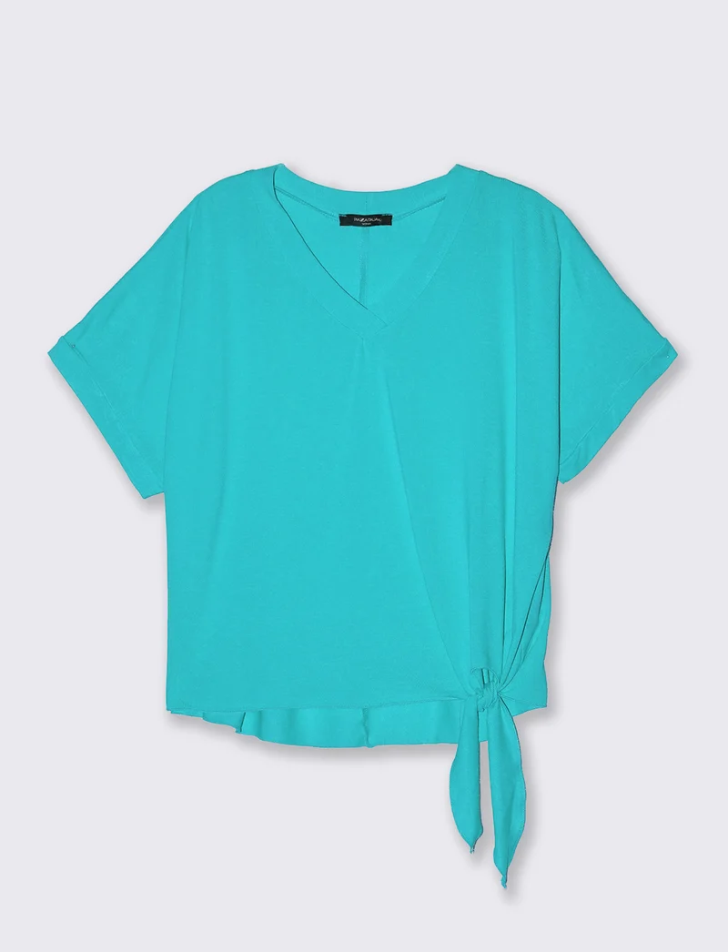 T-SHIRT MANICA CORTA - Turchese