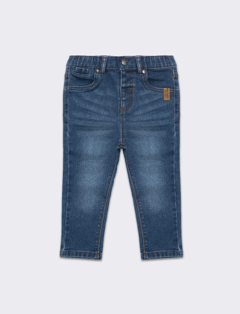 Jeans modello regular da neonato - Denim