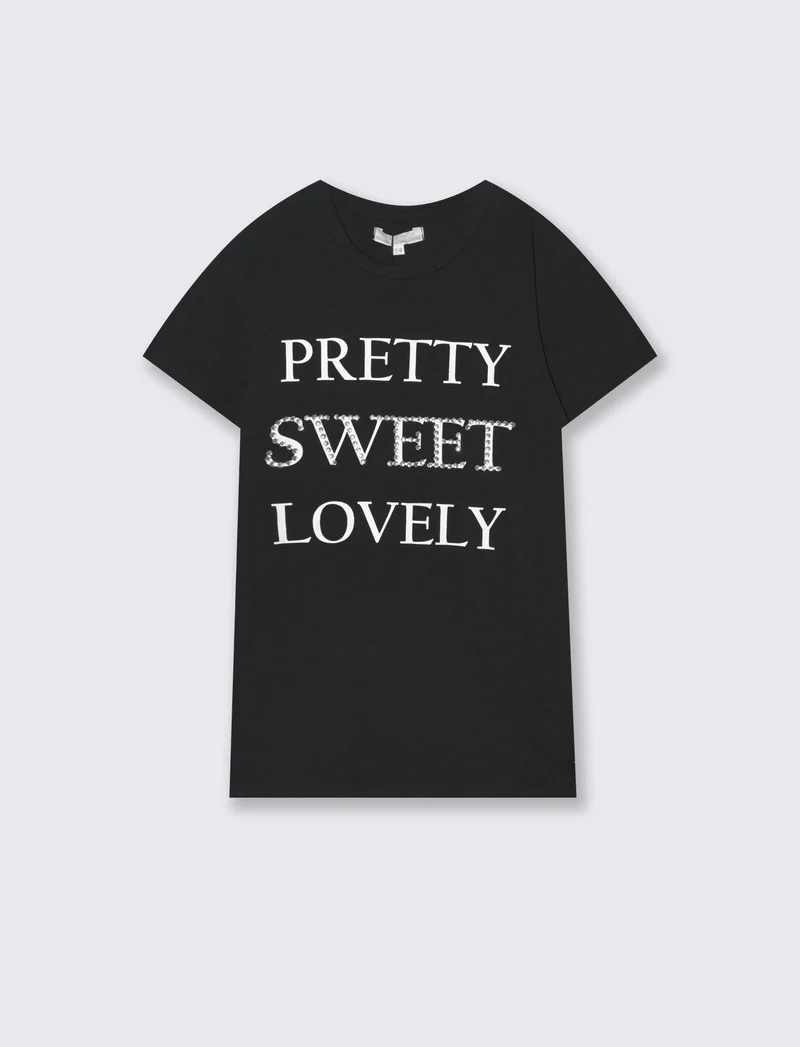 T-shirt mezza manica - Nero