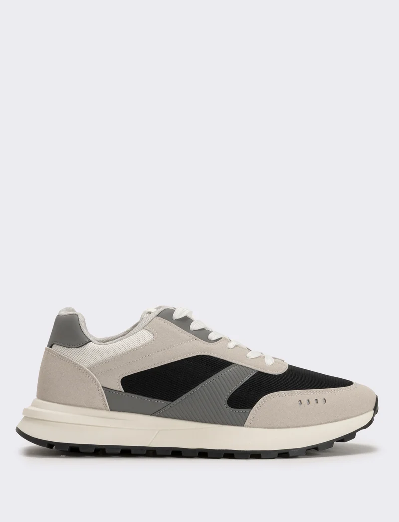 Sneakers grigie da uomo in poliuretano - Grigio