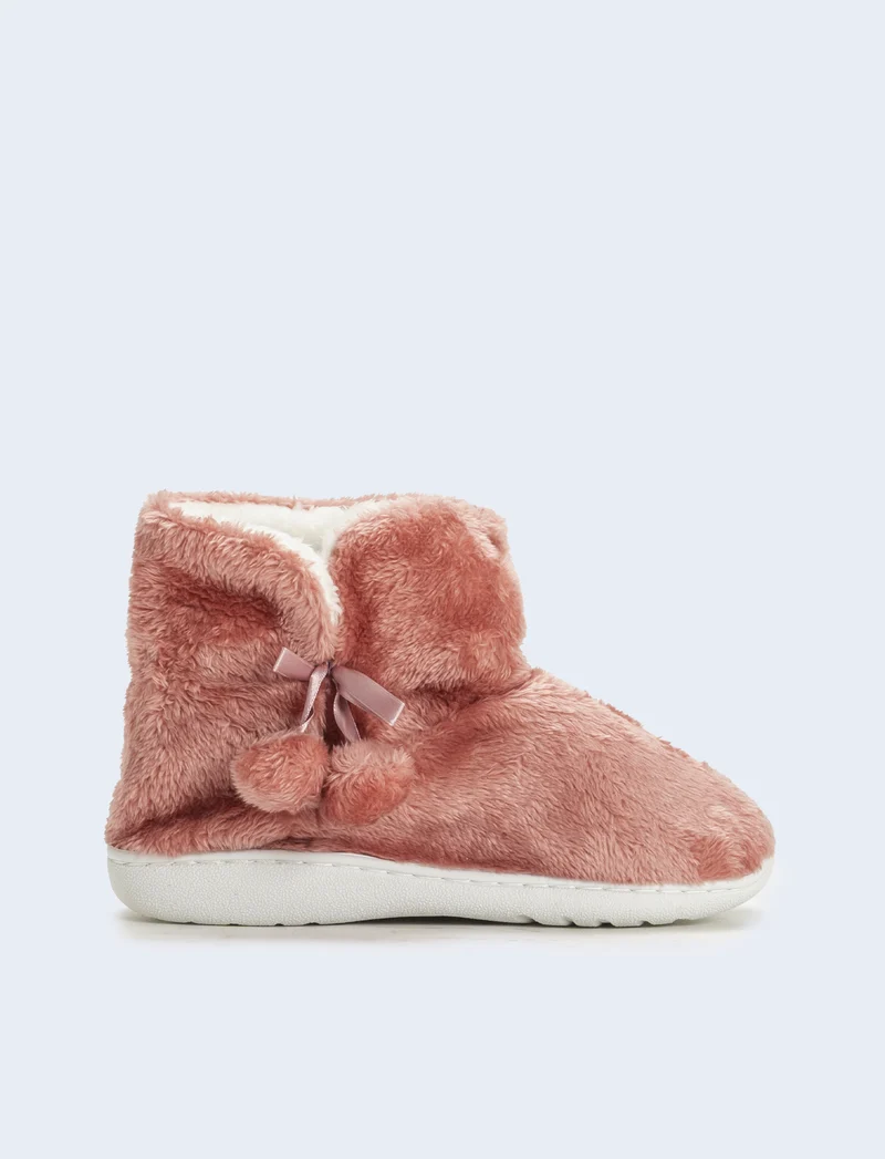 Pantofola stivaletto da donna - Rosa