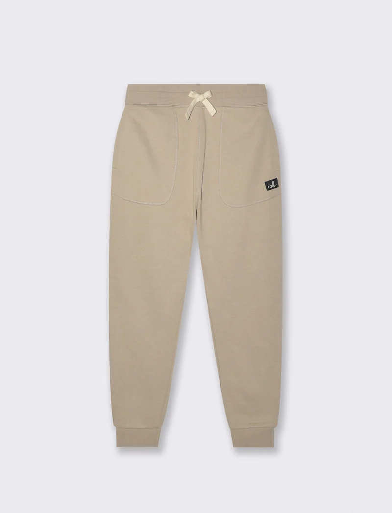 PANTALONI IN FELPA RELAXED FIT - Beige